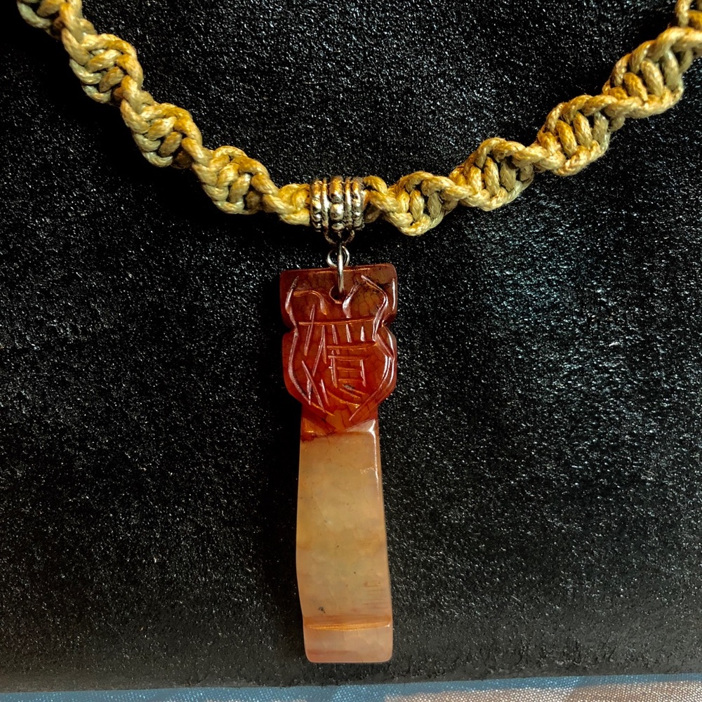Jade “RUYI” Talisman Pendant of power Necklace